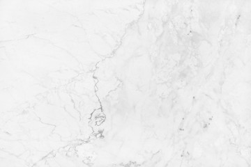 White marble texture with natural pattern for background or design art work.