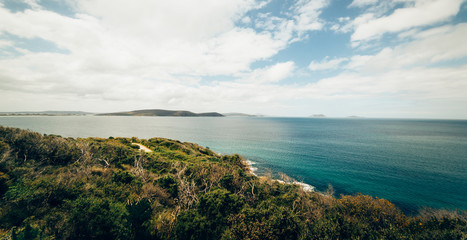 Seascape of Albany, Western Australia .