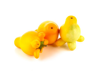 eggplant mickey mouse on white background