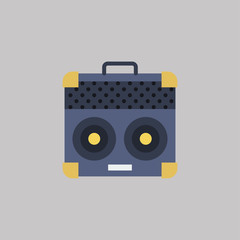 amplifier icon. flat design
