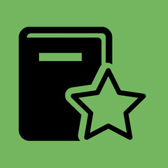 Obraz premium textbook icon. flat design