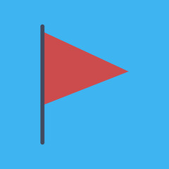 flag icon. flat design