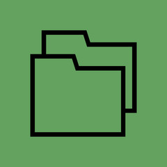 folder icon. flat design