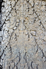 Ancient bas-relief stone carving