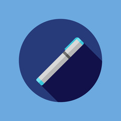 pen icon. flat design