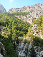 Fototapeta na wymiar View canyon Goynuk in Turkey