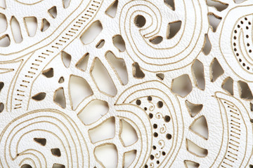lace leather texture