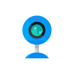 webcamera icon. flat design