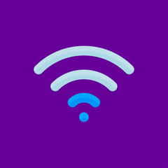 wifi icon. flat design