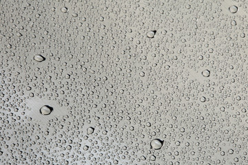 drops on the glass