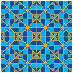 Seamless oriental geometric patterns