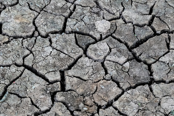 Dry cracked earth background