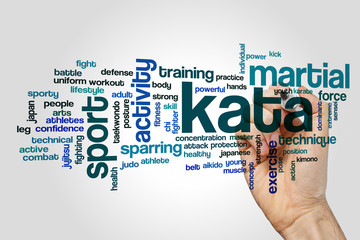 Kata word cloud concept