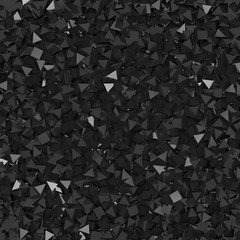 Triangles 3d noir