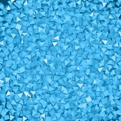 Triangles bleu 3d