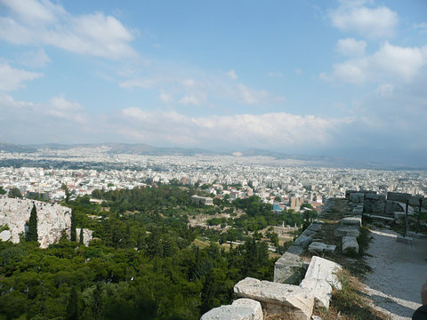 Panorama Aten - Widok Z Partenonu