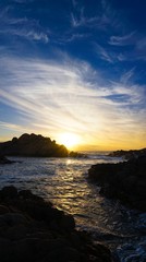 Fototapeta premium Sunset at Canal Rocks, Yallingup