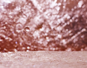 The concept of water drops
