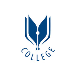 vector logo college