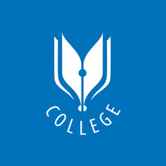 vector logo college