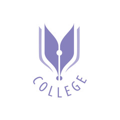 vector logo college