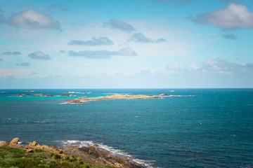 Seascape of Cape Leeuwin, along the Indian Ocean ,Augusta Western Australia .