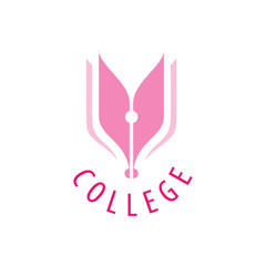 vector logo college