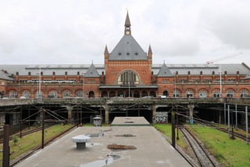 Fototapeta premium Copenhagen Central Station, Denmark Scandinavia 