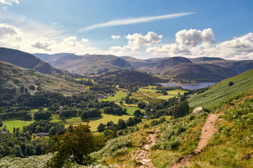 Patterdale & Ullswater in the English Lake District, UK.