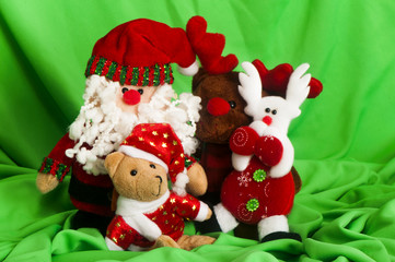 a Christmas puppets