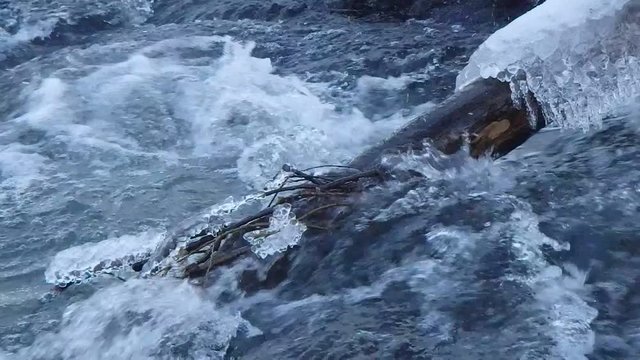 rivi&egrave;re en hiver