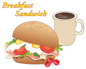 breakfast sandwich