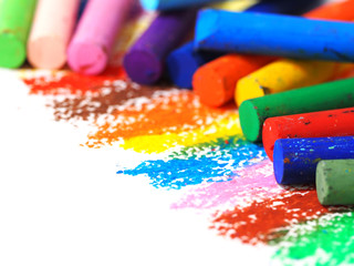 Obraz premium colorful crayons