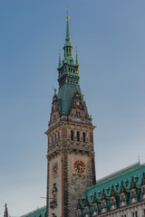 Fototapeta na wymiar Rathausmarkt in Hamburg