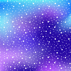 Obraz premium Winter Holiday shine snow background . Vector Christmas blurred texture for greeting card.