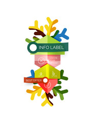 Sale Christmas tags and stickers