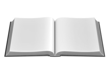 realistic 3d render of book
