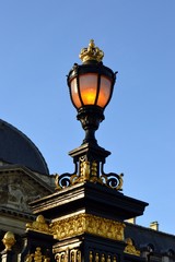 Fototapeta na wymiar Royal lantern with a crown