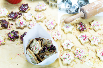 Weihnachtskekse backen /  Süßes zu Weihnachten