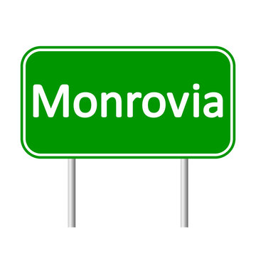 Monrovia road sign.