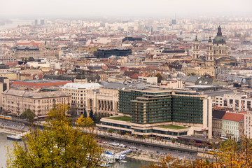 Fototapeta na wymiar Budapest, Hungary, the Danube, the view of the city