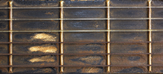 old texture of guitar classic detail
