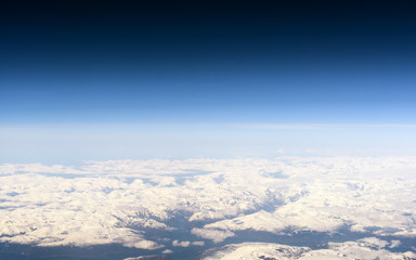 Aerial photo of Iceland