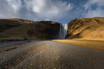 Waterfall in Iceland