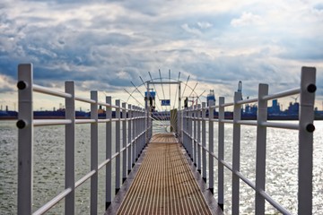 Fototapeta premium Path in the dock