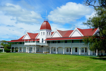 The Royal Palace of the Kingdom of Tonga  located  in Nuku' alofa © robnaw