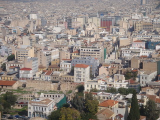 Fototapeta na wymiar Panorama und Sehenswürdigkeiten von Athen, Griechenland