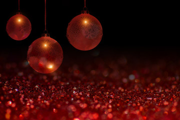 Sparkling Glitter bokeh Background.