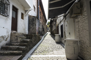 Street of San Vicente de la Barquera, Spain