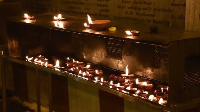 Night time at Sri Vadapalani temple in chennai
